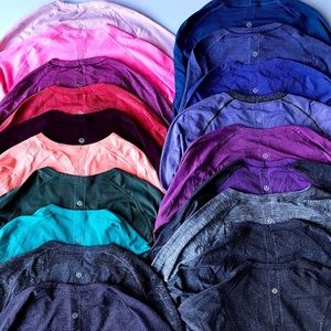 ISO —- Lululemon long sleeve swiftlys size 8